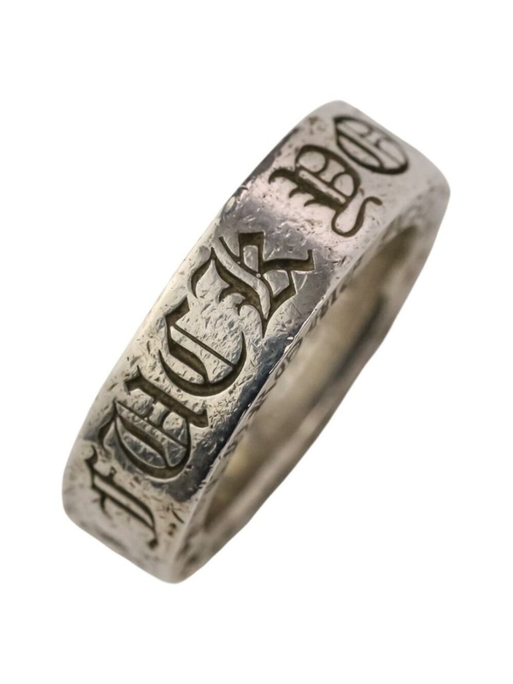 Chrome Hearts Fck You Spacer Ring 925 Sterling Silver